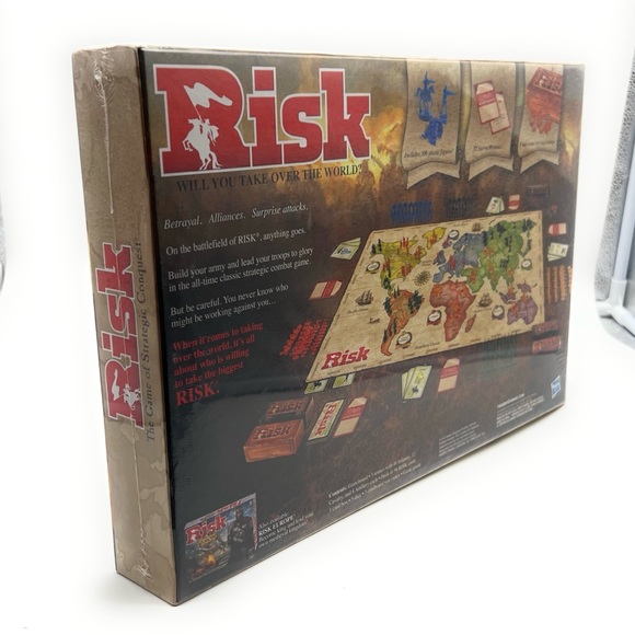 Risk The Game Of Strategic Conquer Hasbro Gaming Board Game - Picture 4 of 4